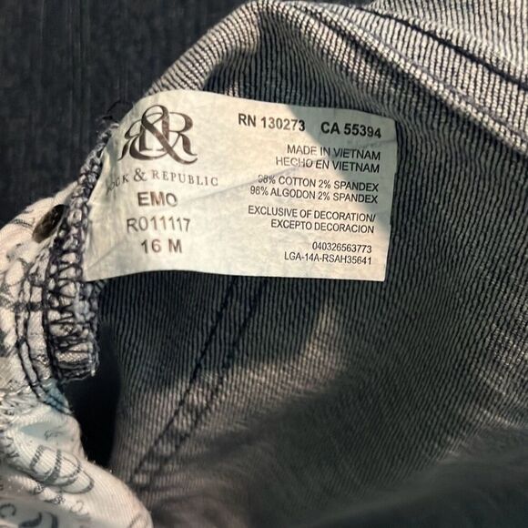 Rock & Republic straight leg women’s jeans - size 16 - Picture 8 of 8